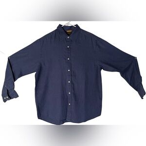 Timberland Dark Blue Casual Button Down Shirt.Mens size Lg.